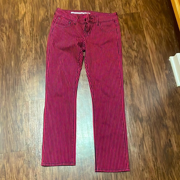 !it jeans Denim - !iT Striped Jeans Pink & Black